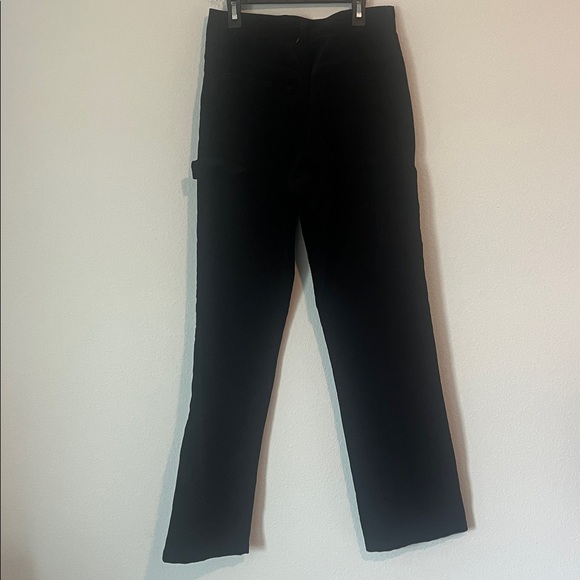 NWT JOHN GALT Black Corduroy Straight Leg Pants - Picture 4 of 4